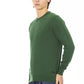 Green Wool Men Sweater