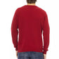 Red Wool Men Sweater