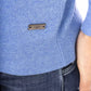 Light Blue Wool Men Sweater