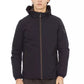 Blue Polyester Men Jacket
