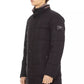 Black Polyester Men Jacket