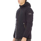 Blue Polyester Men Jacket