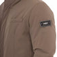 Brown Polyester Men Jacket