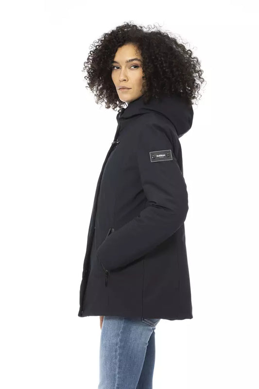 Blue Polyester Women Jacket
