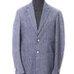 Blue Cotton Mens Blazer