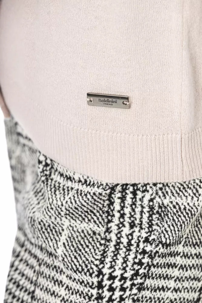 Pink Wool Women Sweater