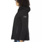 Black Polyester Women Jacket