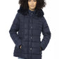 Blue Polyester Women Jacket