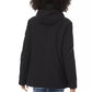 Black Polyester Women Jacket