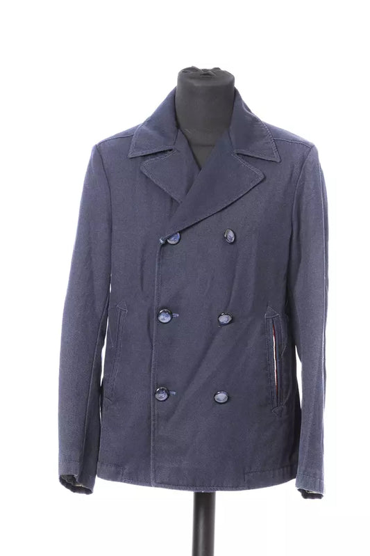Blue Wool Men's Blazer