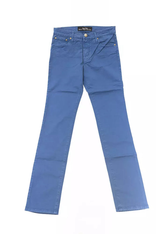 Blue Cotton Women Jeans