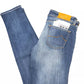 Blue Cotton Women Jeans