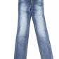 Blue Cotton Women Jeans