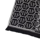 Gray Wool Men Scarf