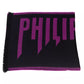 Purple Wool Men Scarf
