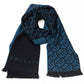 Blue Wool Men Scarf