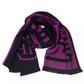 Purple Wool Men Scarf