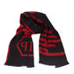 Red Wool Men Scarf