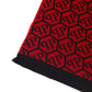 Red Wool Unisex Scarf