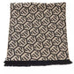 Beige Wool Men Scarf