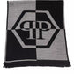 Gray Wool Men Scarf