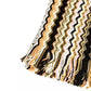 Chic Geometric Multicolor Fringed Scarf