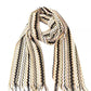 Chic Geometric Multicolor Fringed Scarf