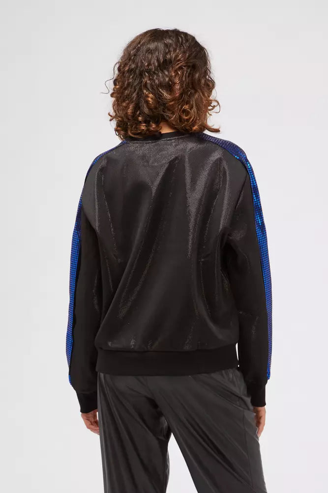 Black Polyester Women Sweater