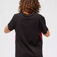 Black Cotton Women T-Shirt