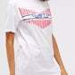 White Cotton Women T-Shirt