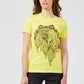 Yellow Cotton Women T-Shirt