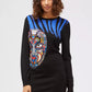 Blue Wool Women Dress