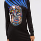 Blue Wool Women Dress