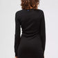 Blue Wool Women Dress
