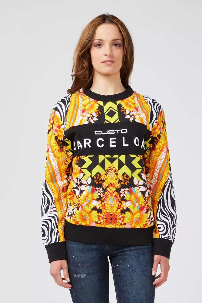 Yellow Cotton Women Sweater