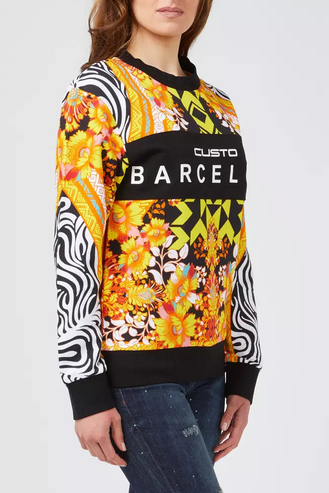 Yellow Cotton Women Sweater