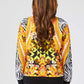 Yellow Cotton Women Sweater