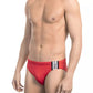 Red Polyamide Men Swimwear