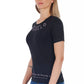 Black Cotton Women T-Shirt