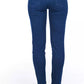 Blue Cotton Women Skinny Jean