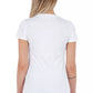 White Cotton Women TShirt