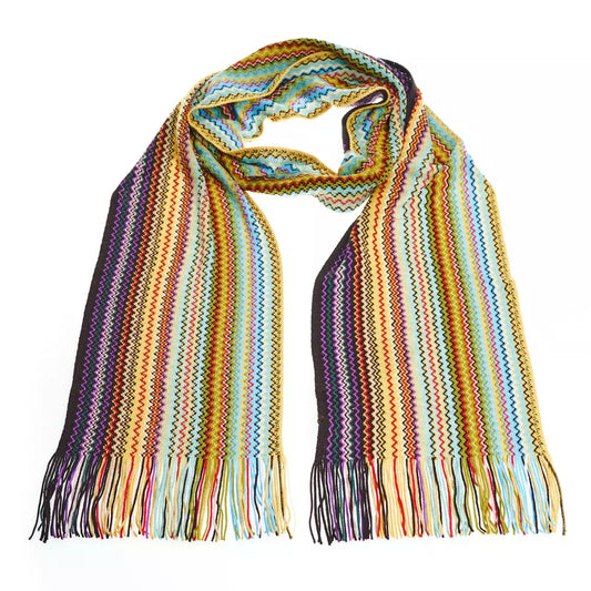Multicolor Wool Women Scarf