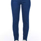 Blue Cotton Women Skinny Jean