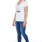 White Cotton Women TShirt