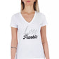 White Cotton Women TShirt