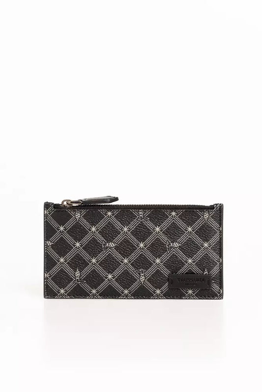 Black PVC Men Wallet