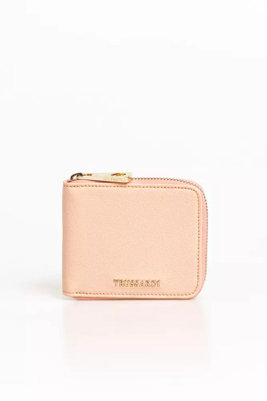 Pink Leather Women Wallet