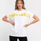 White Cotton Women T-Shirt
