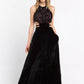 Black Velvet Women Dress