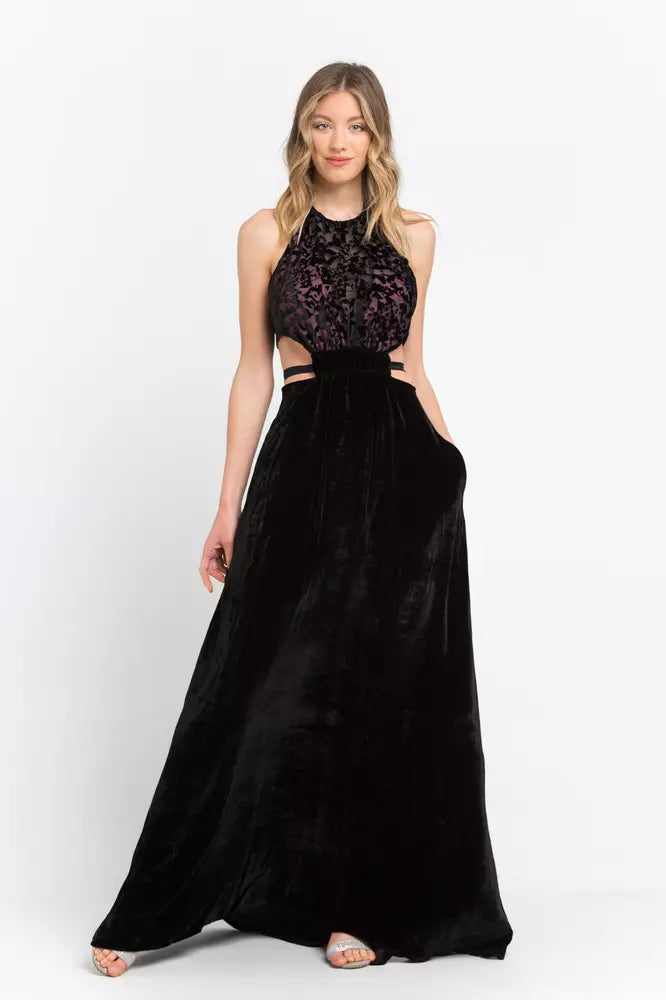 Black Velvet Women Dress